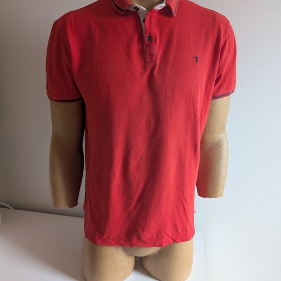 🇮🇹Trussardi Red Polo Shirt with Classic Design - Picture 4 of 13
